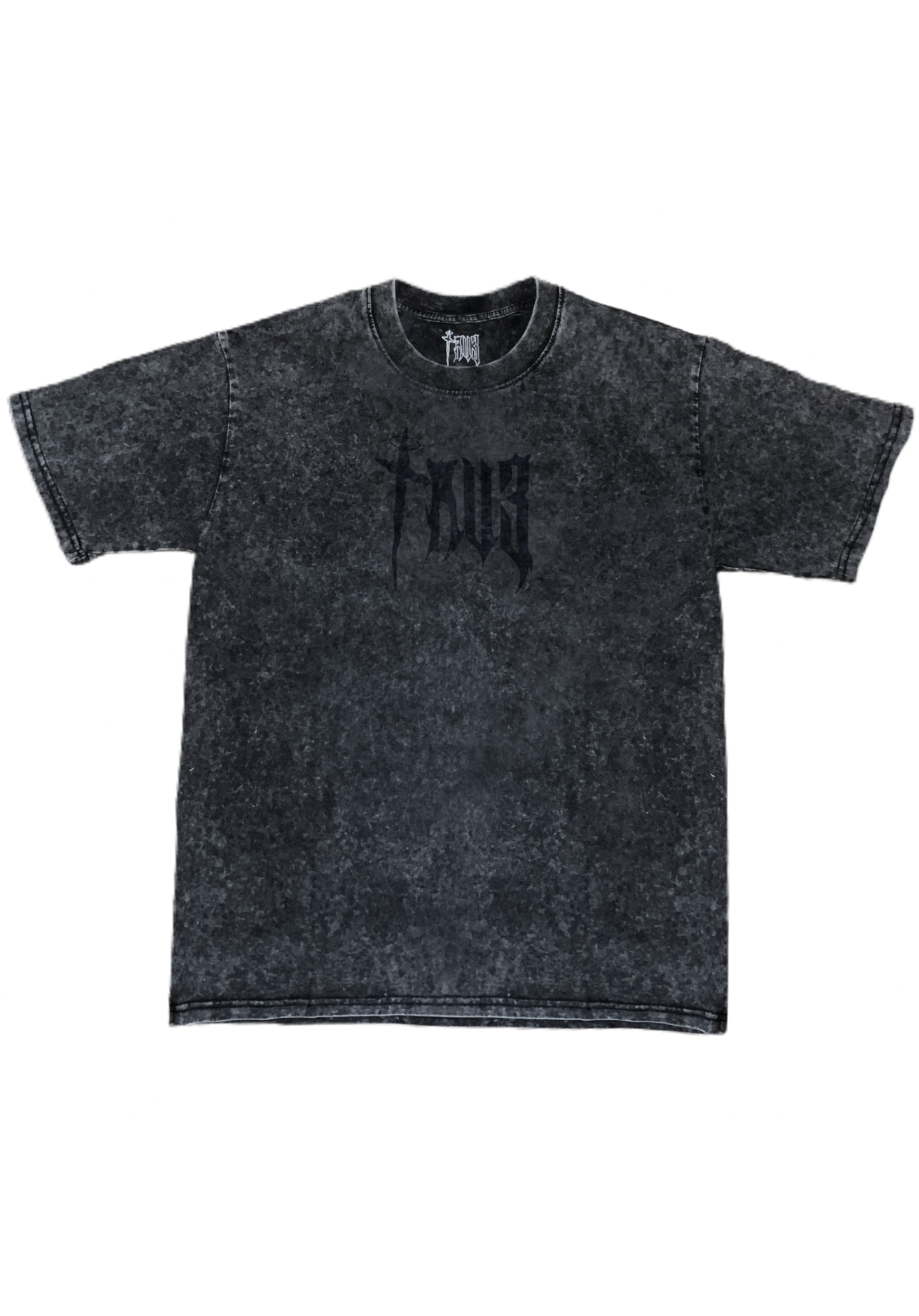 TRU3 Black/Grey Acid Wash T-Shirt